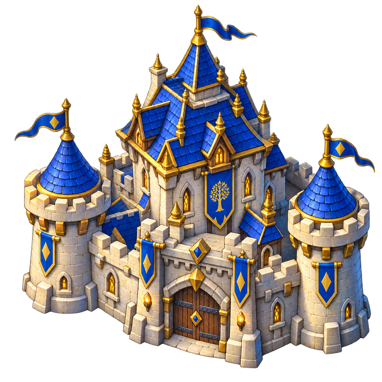 Highvale Keep above the forest